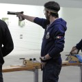 Durante una gara del circuito Regionale di Tiro a Segno - During a regional target shooting competition